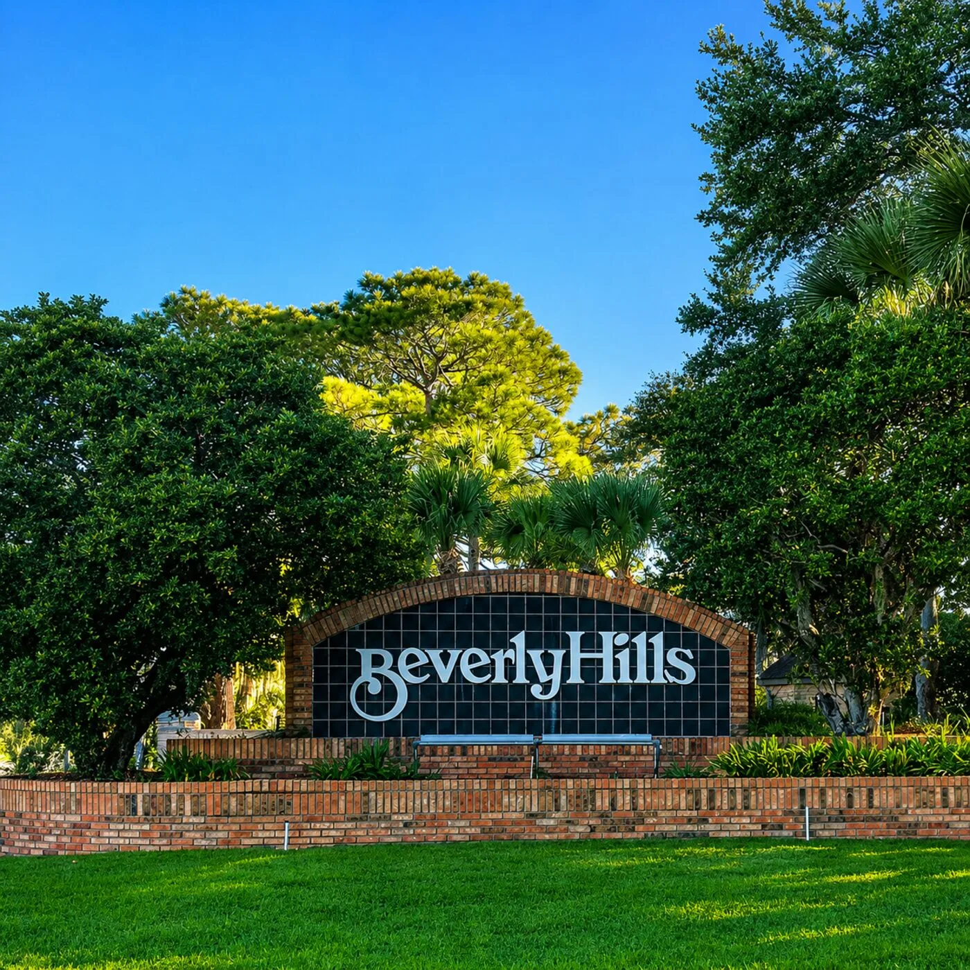 Beverly Hills FL welcome sign