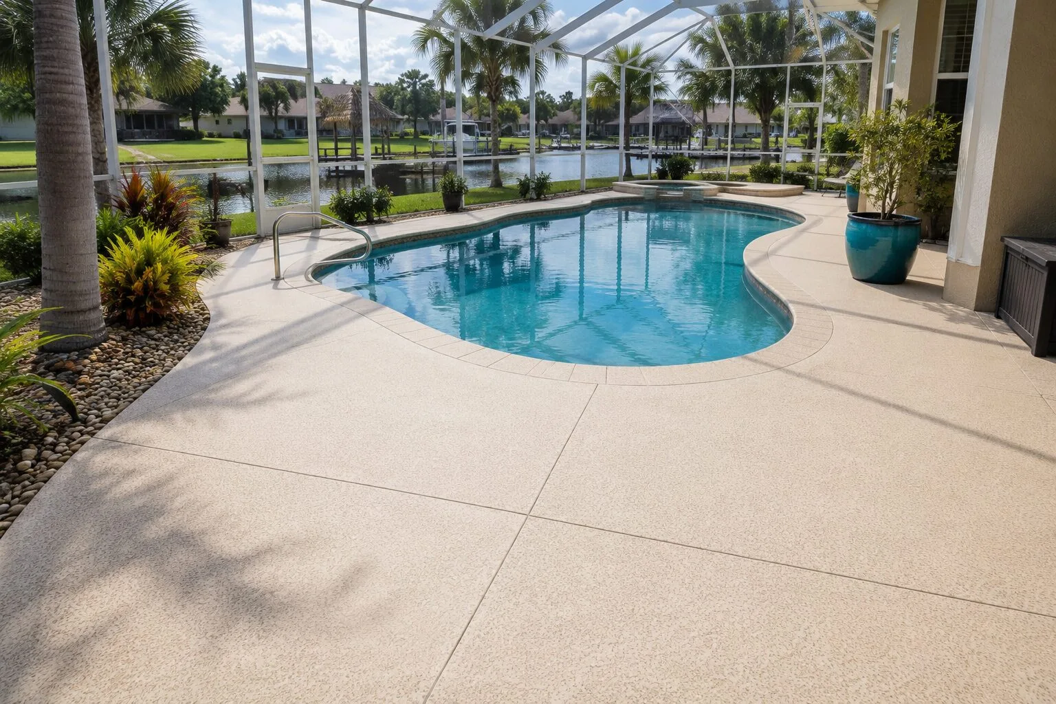 Concrete repair and pool deck leveling in Homosassa FL