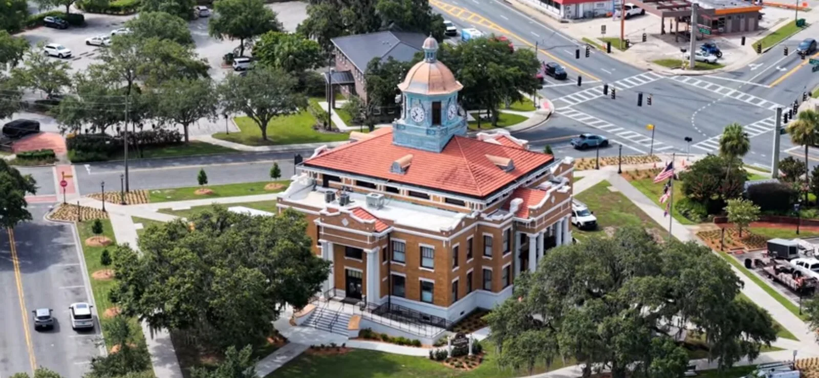 Historic Citrus County Courthouse in Downtown Inverness FL