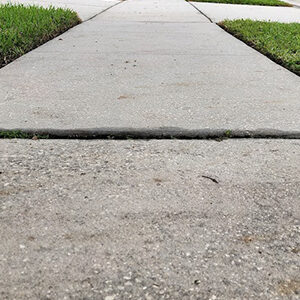 Florida Sidewalk Concrete Repair Florida Sidewalk Before Concrete Repair